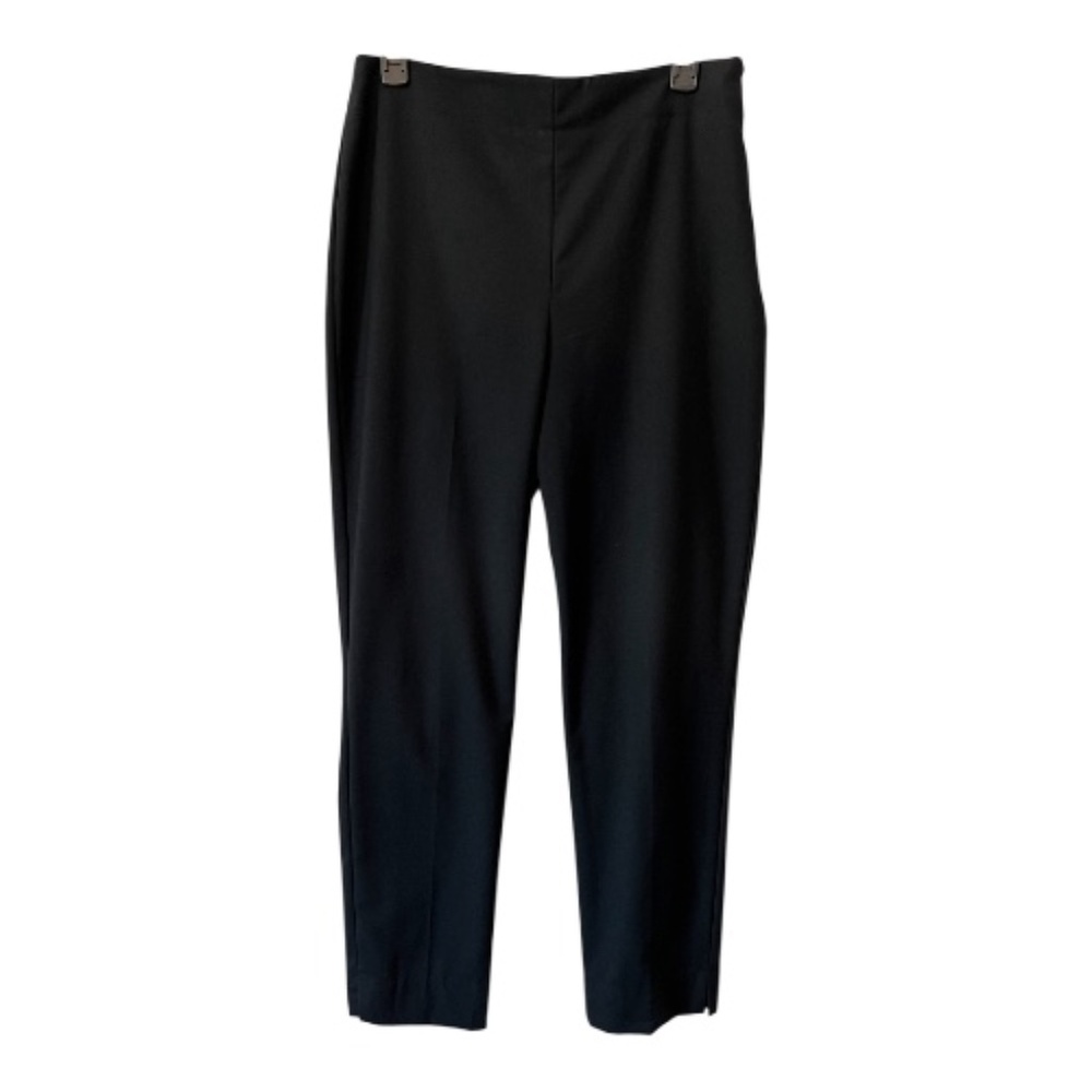 👖 EUC TALBOTS Black Classic Hollywood Side Zip Pants | Size 8